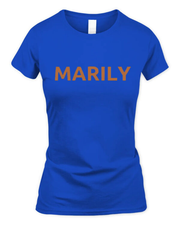 Marily Slogan Tee – Soft, Sleek, and Stylish